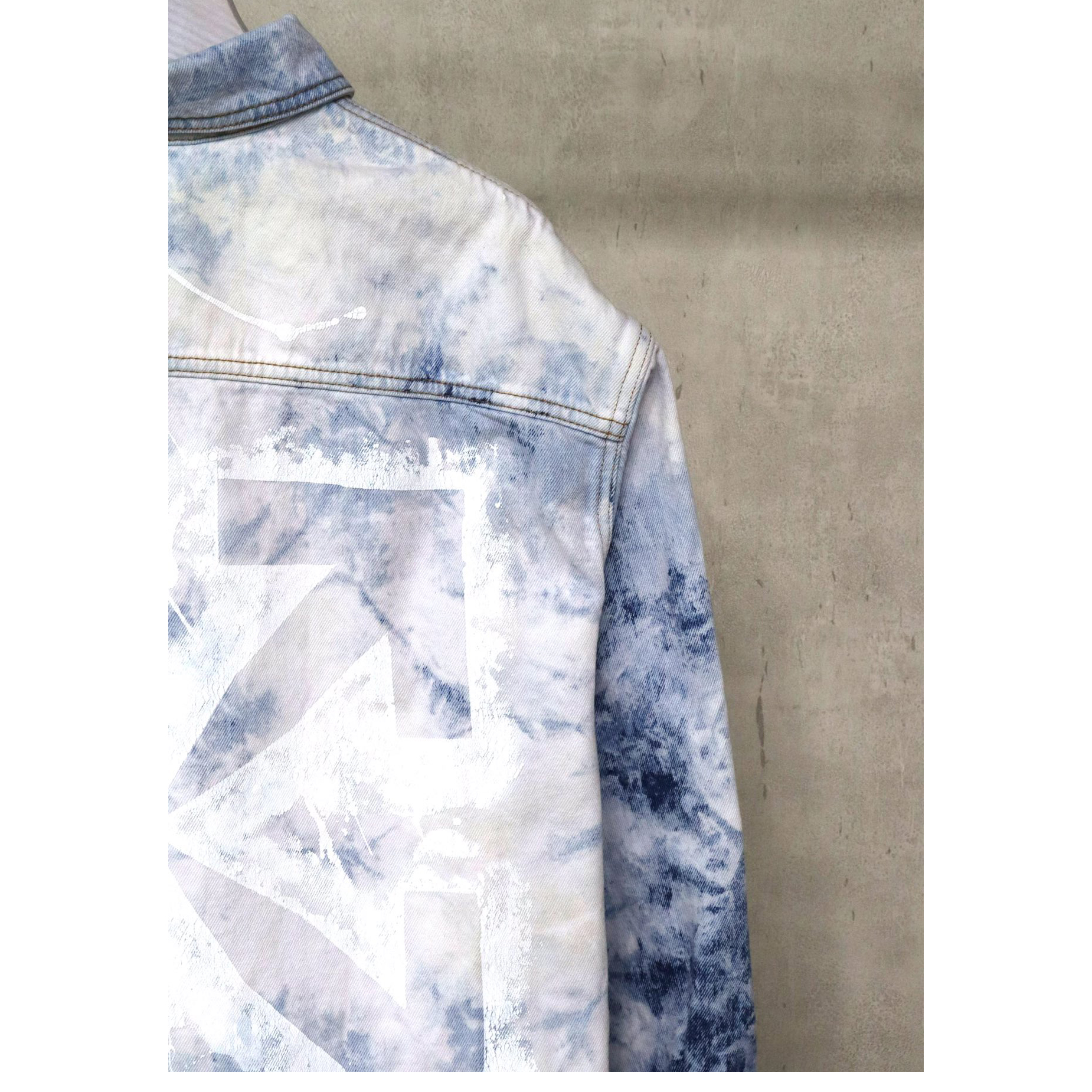 Off White Arrow Denim Jacket - DopestKickz