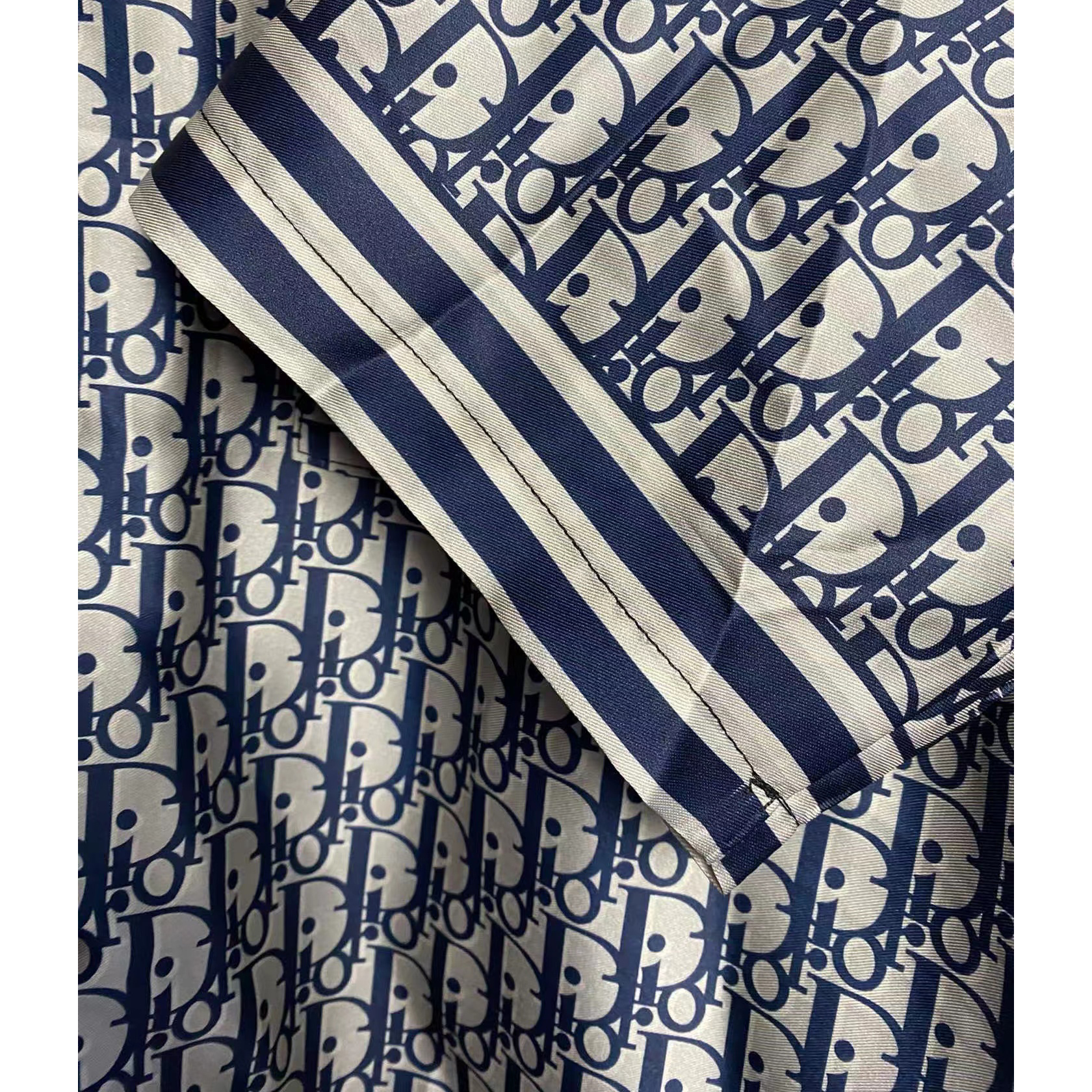 Dior Oblique Pixel Short-Sleeved Shirt And Shorts - DopestKickz