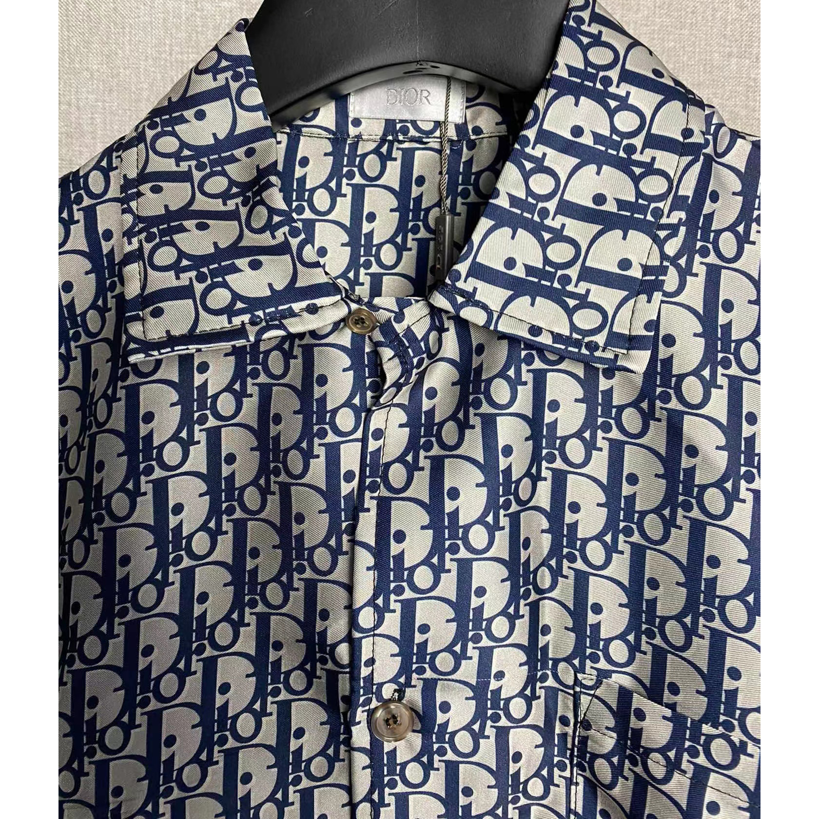Dior Oblique Pixel Short-Sleeved Shirt And Shorts - DopestKickz