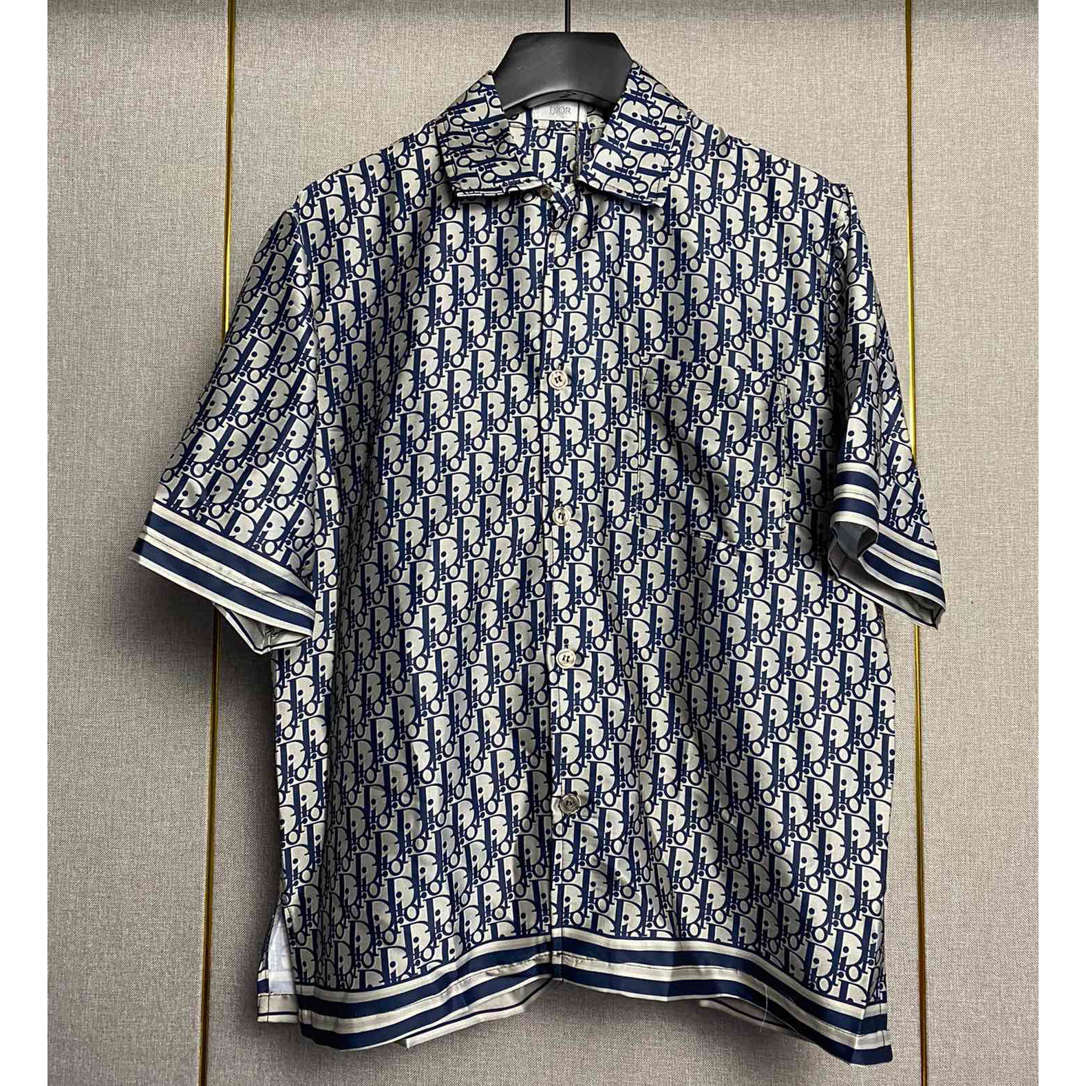 Dior Oblique Pixel Short-Sleeved Shirt And Shorts - DopestKickz