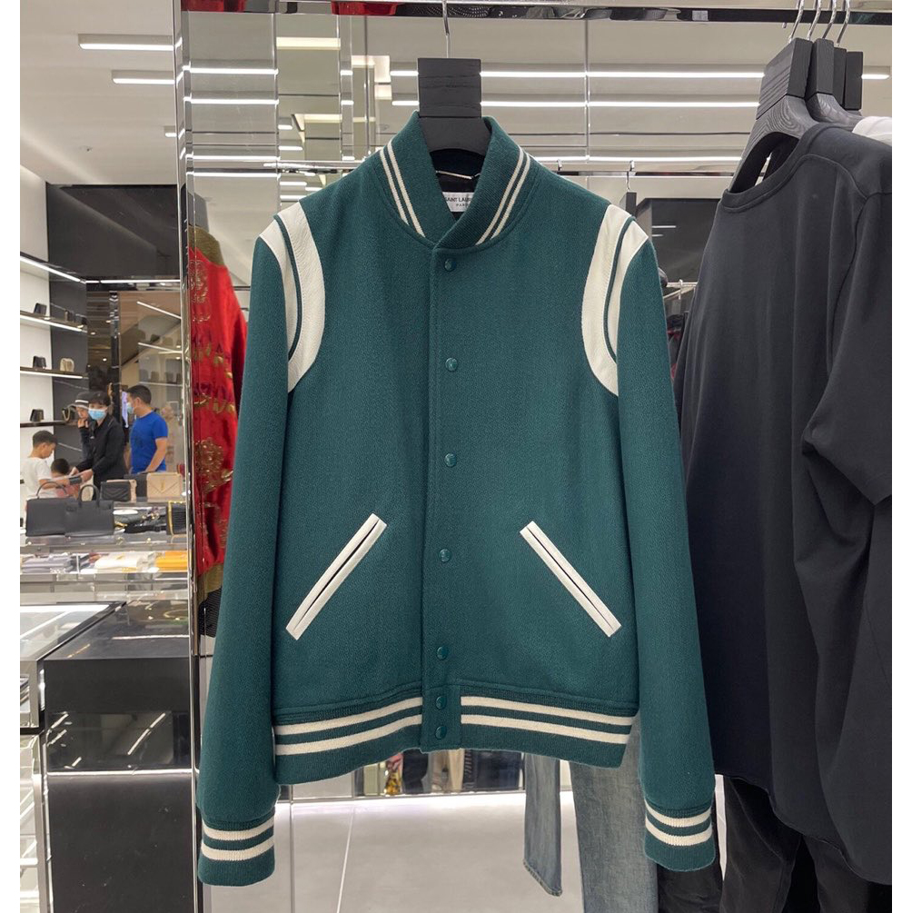 Saint Laurent Logo Jacket - DopestKickz