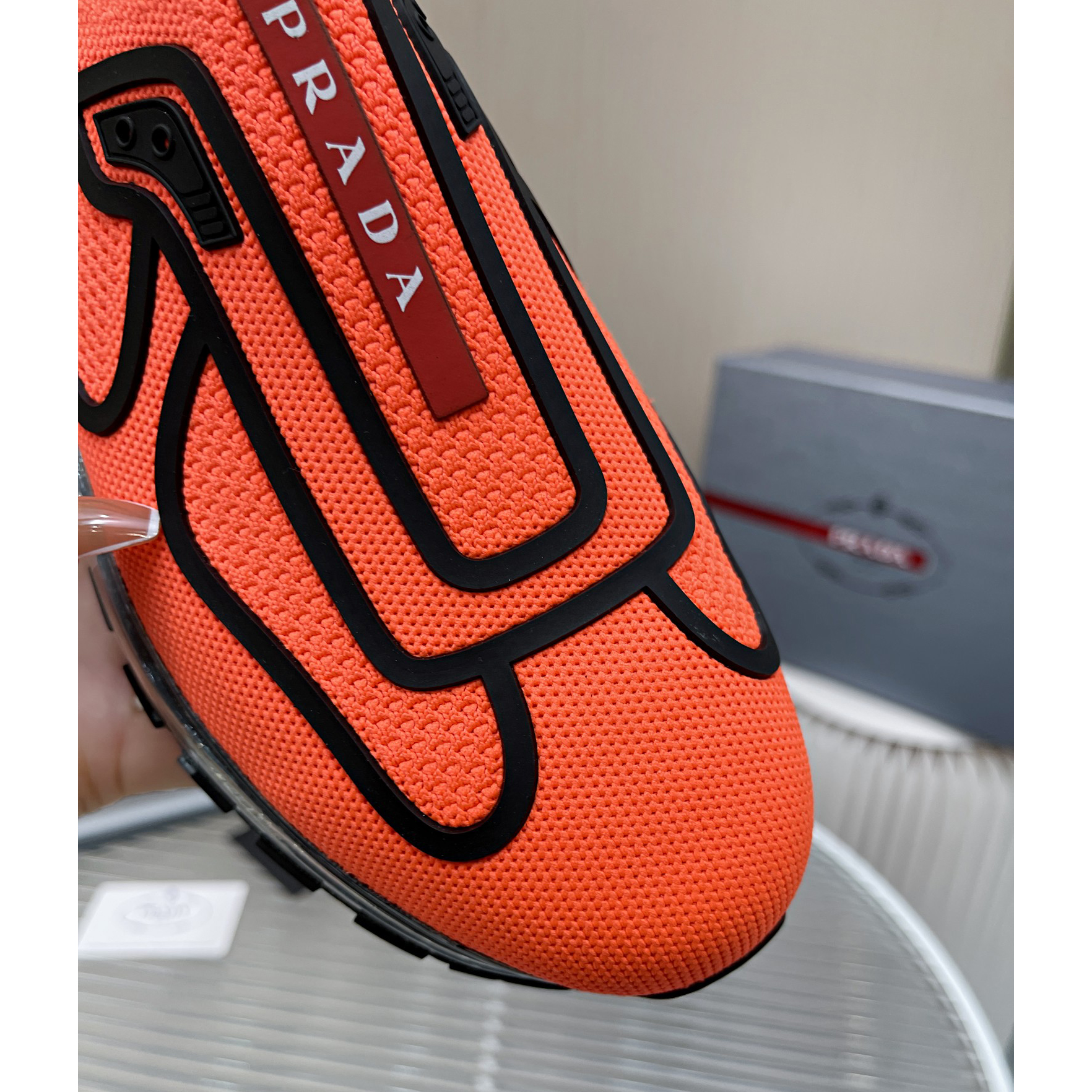 Prada Logo Sneakers  - DopestKickz