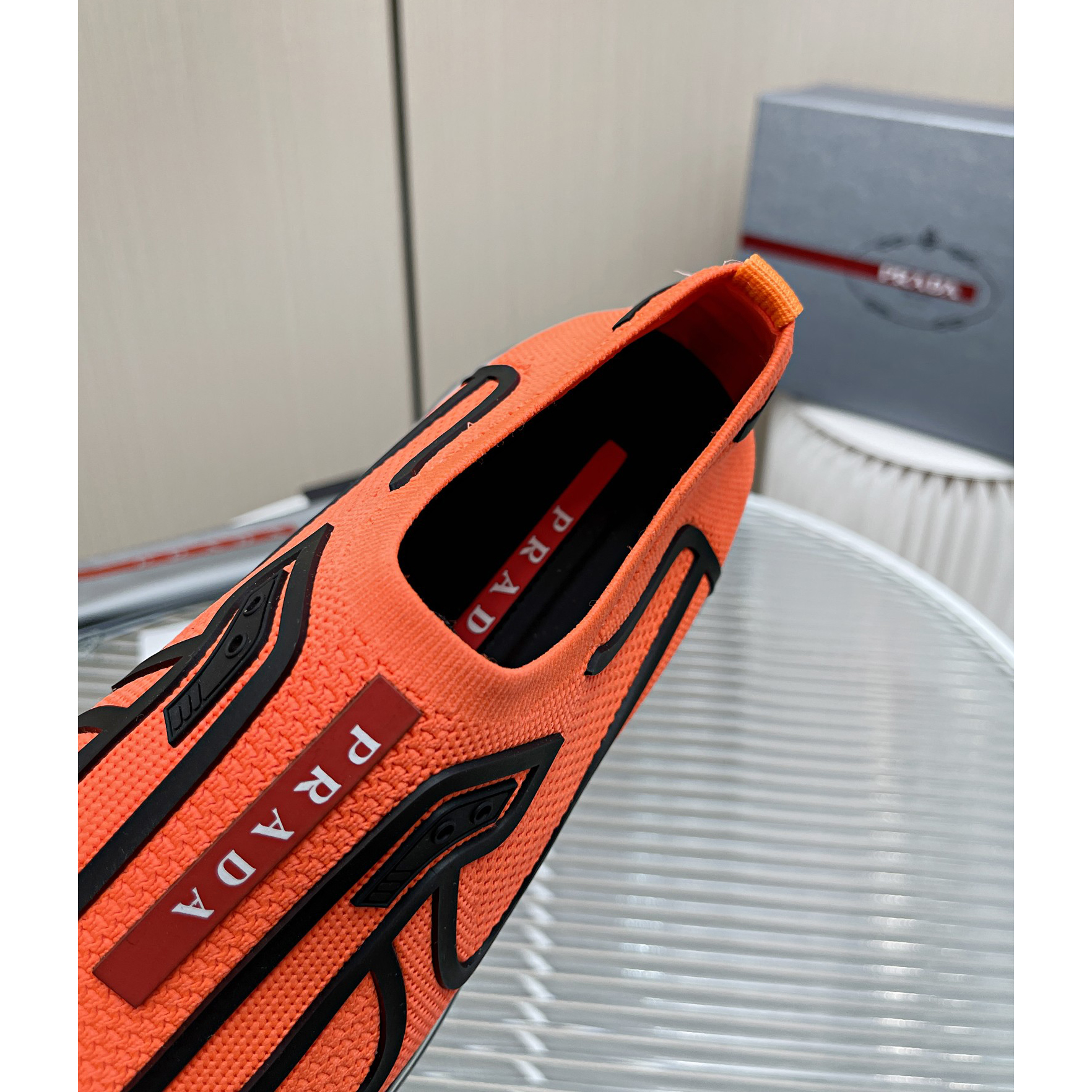 Prada Logo Sneakers  - DopestKickz