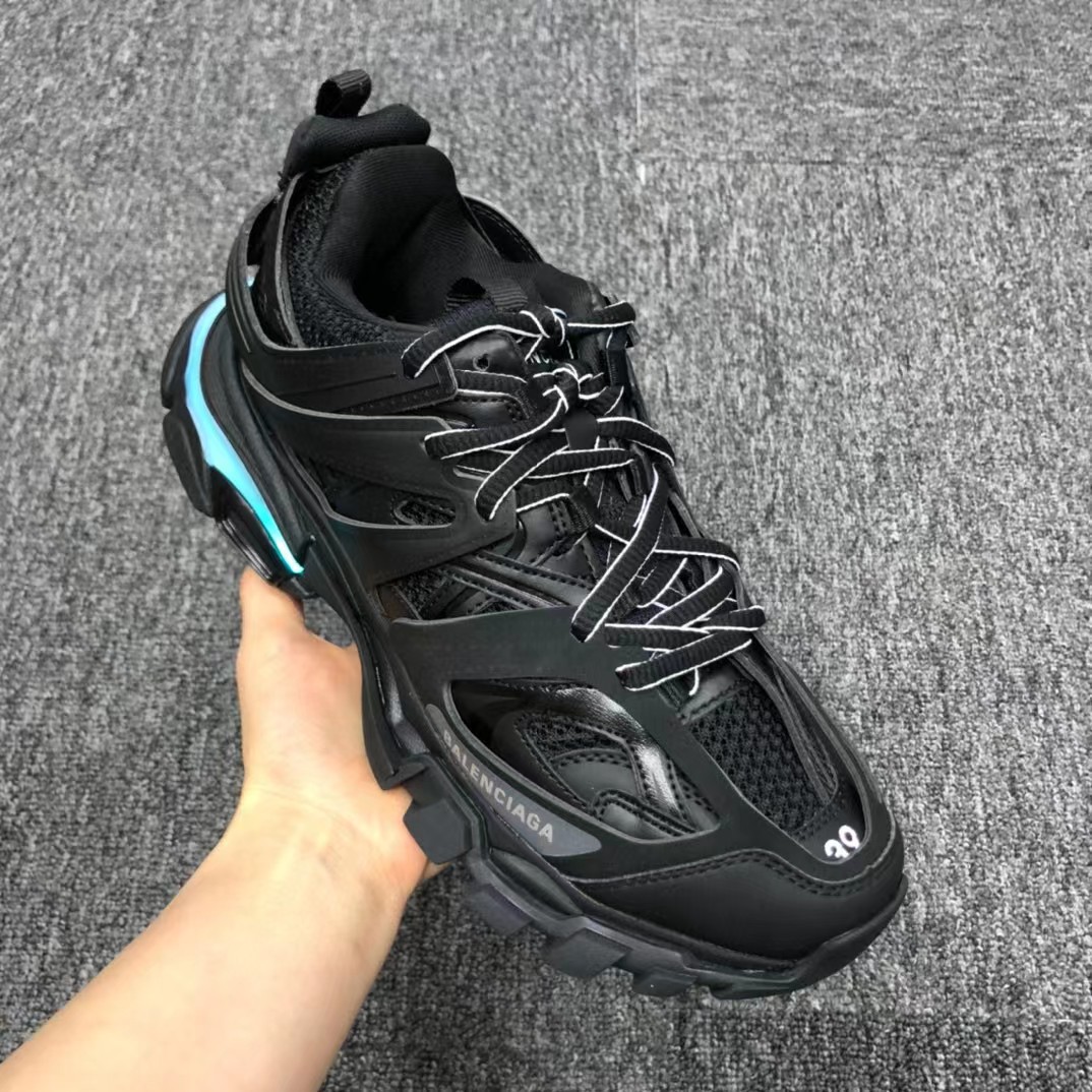 Balenciaga Tess S. Gomma Trek 3.0 LED Sneakers - DopestKickz