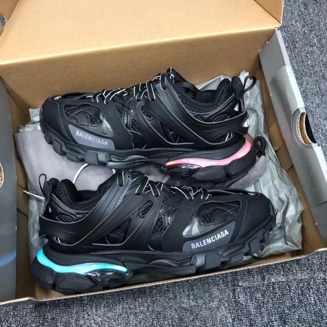 Balenciaga Tess S. Gomma Trek 3.0 LED Sneakers - DopestKickz