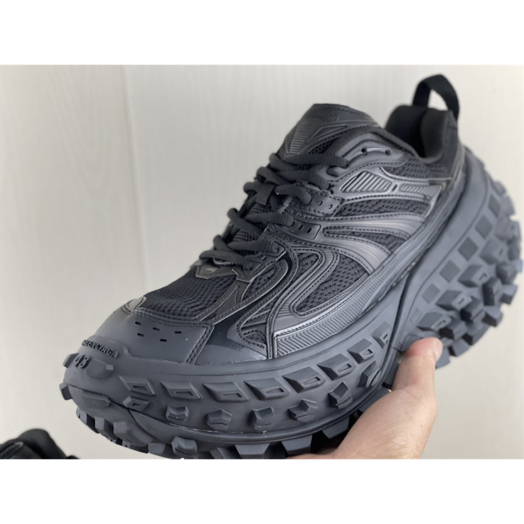 Balenciaga Men's Defender Sneaker In Black - DopestKickz
