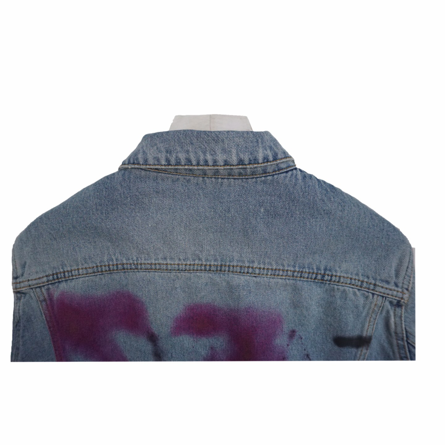 Off White Arrow Denim Jacket - DopestKickz