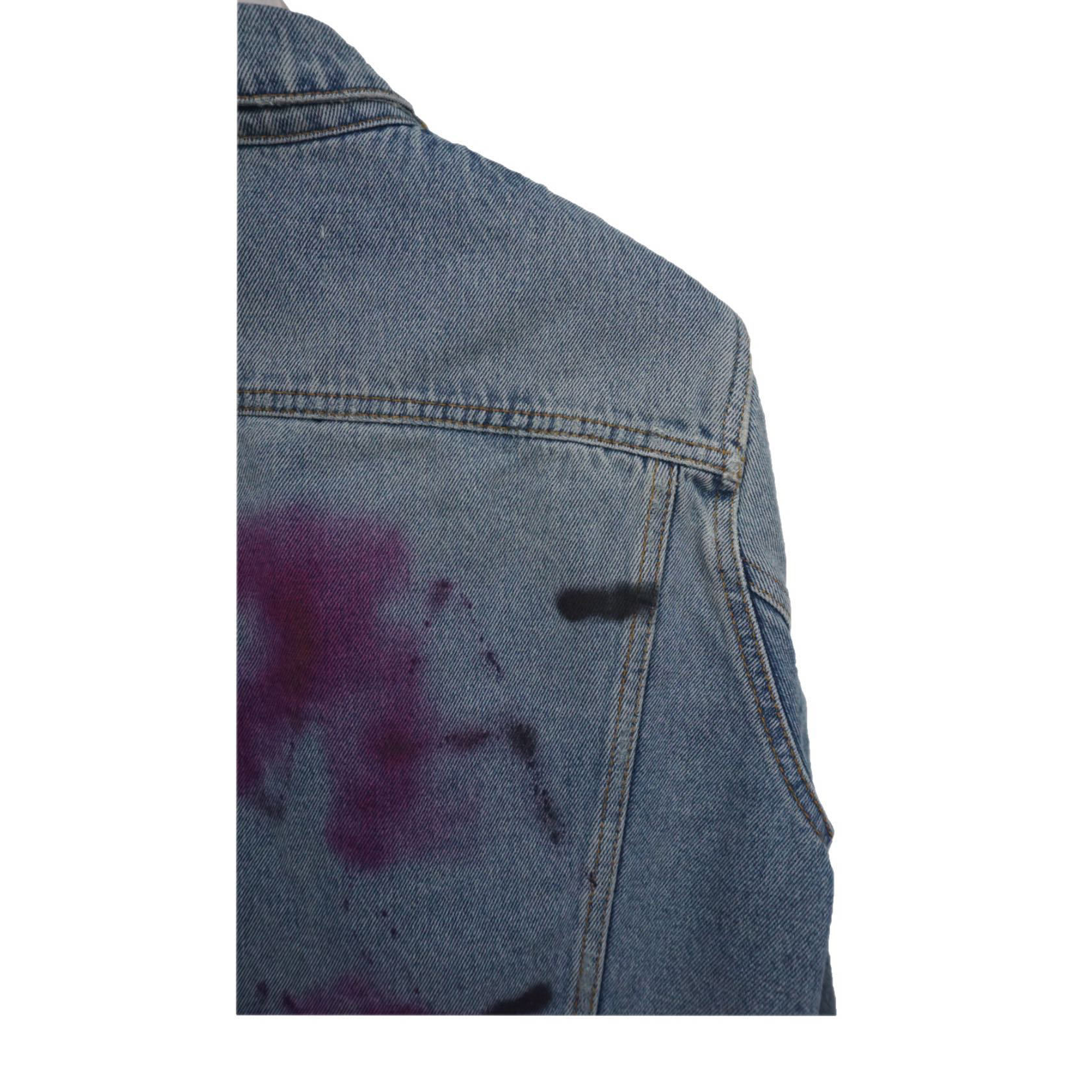 Off White Arrow Denim Jacket - DopestKickz
