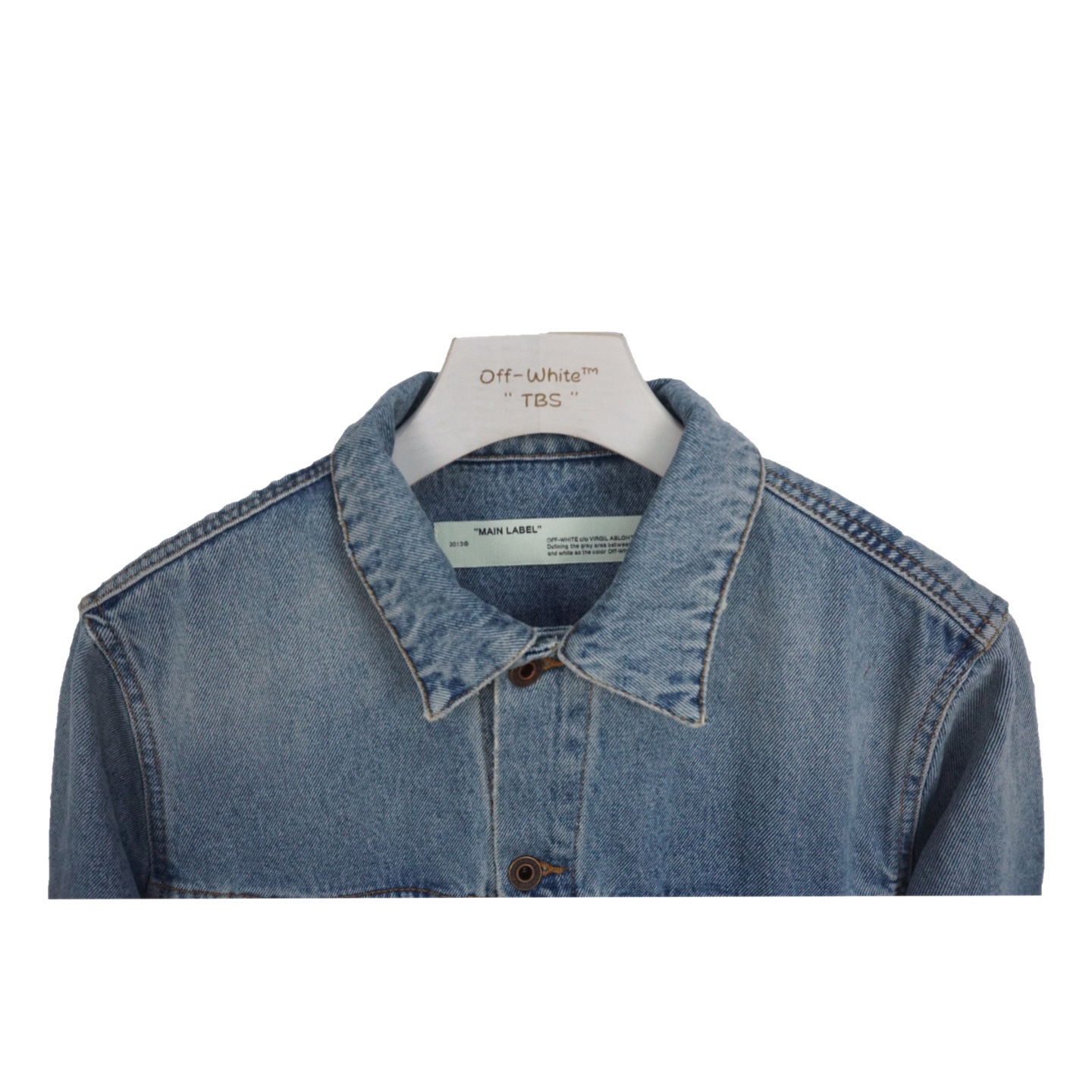 Off White Arrow Denim Jacket - DopestKickz