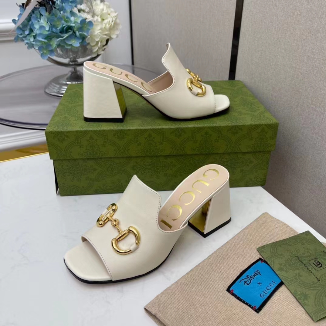 Gucci Women's slide sandal with Horsebit - DopestKickz