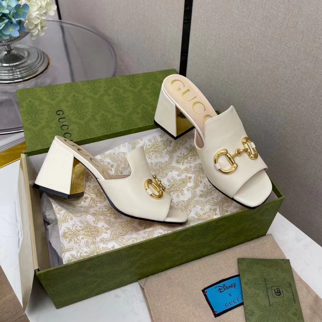Gucci Women's slide sandal with Horsebit - DopestKickz