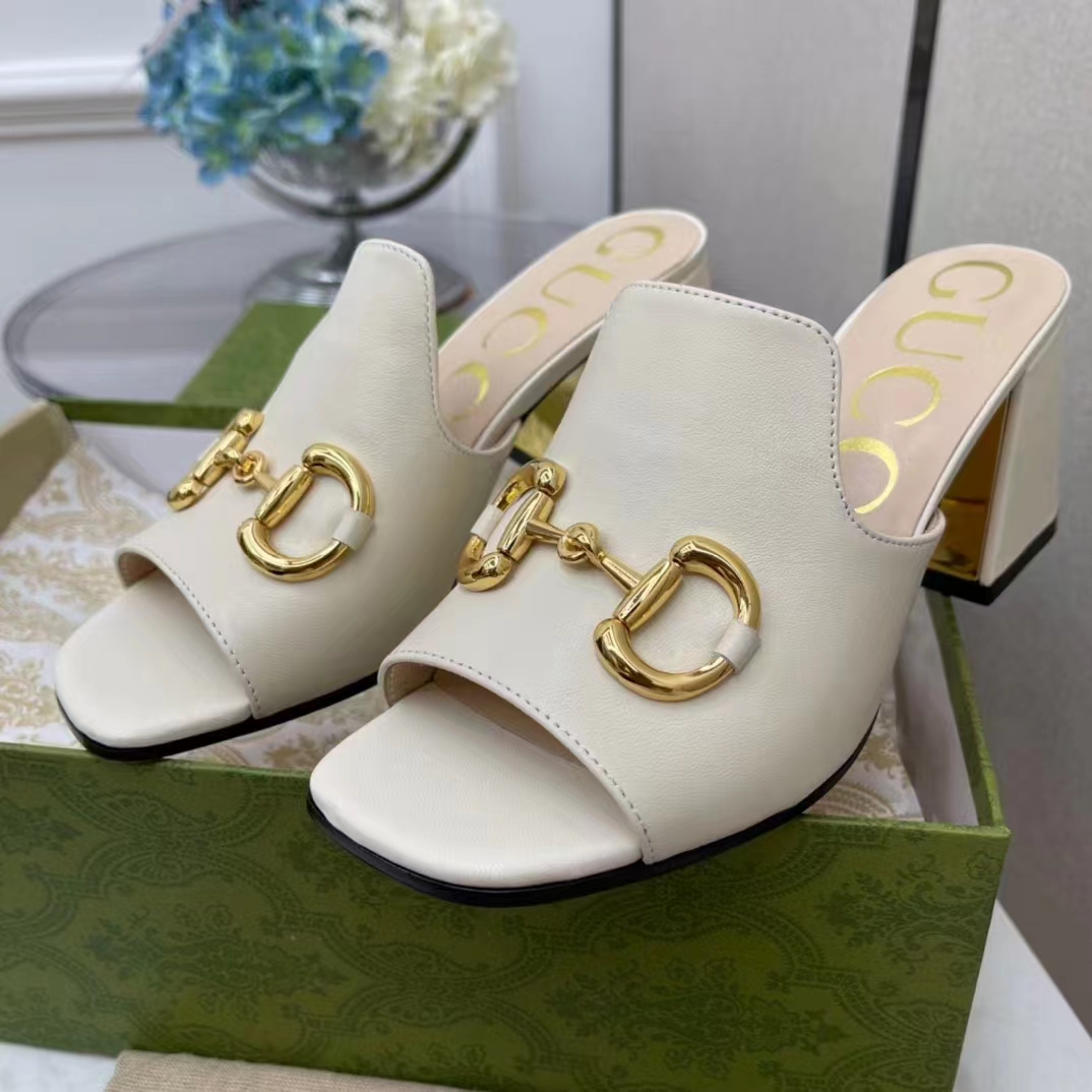 Gucci Women's slide sandal with Horsebit - DopestKickz