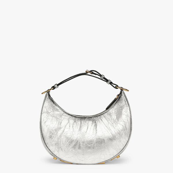 Fendi Graphy  Small White Leather Bag(5-16.5-14cm) - DopestKickz