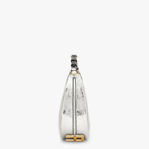 Fendi Graphy  Small White Leather Bag(5-16.5-14cm) - DopestKickz