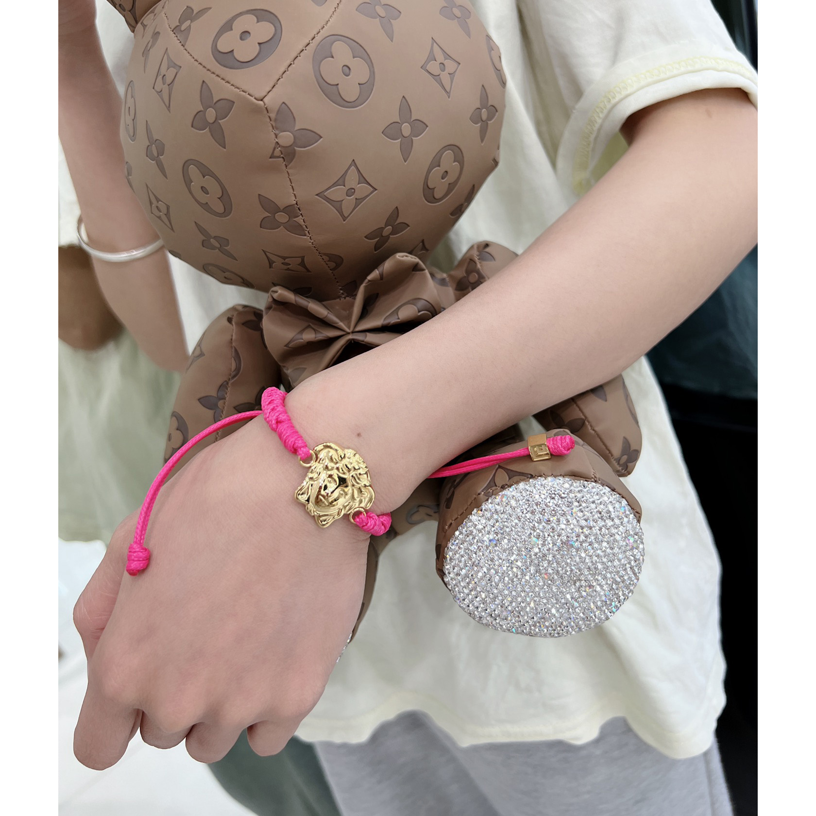 Versace Medusa Woven Bracelet - DopestKickz
