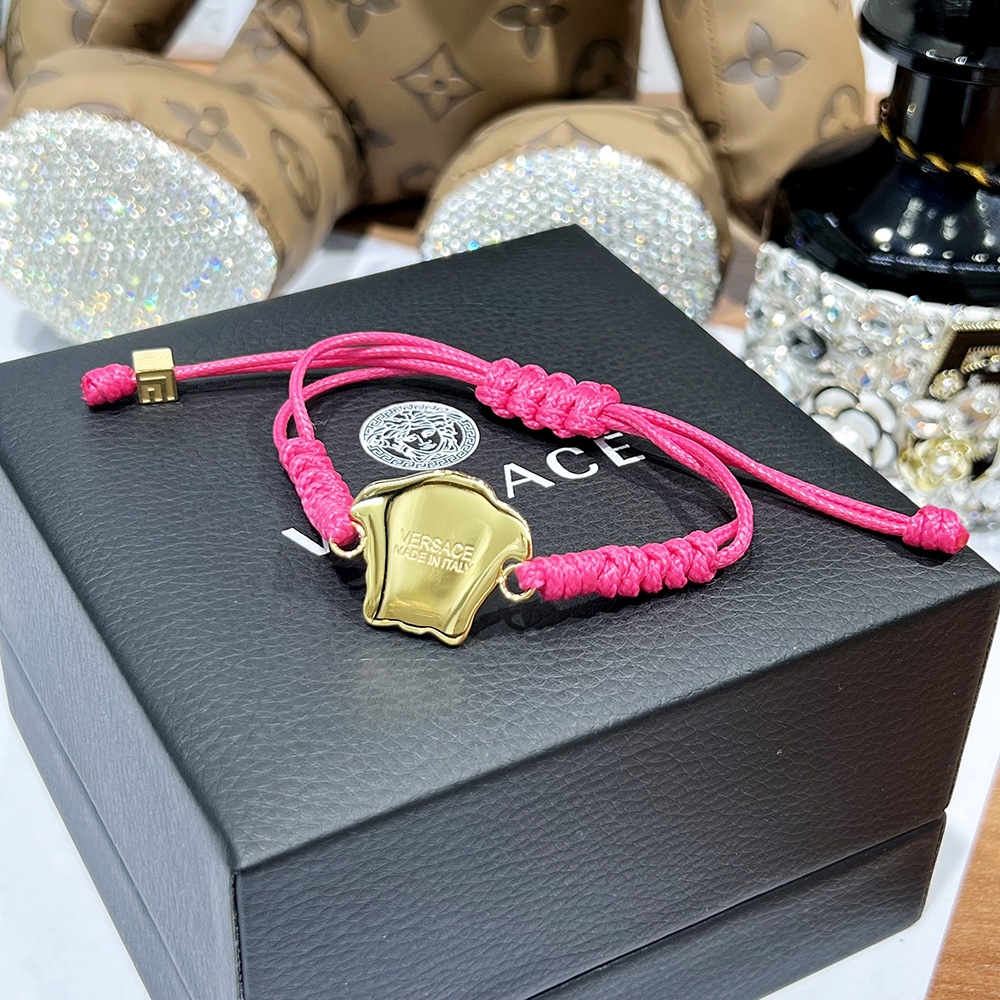 Versace Medusa Woven Bracelet - DopestKickz