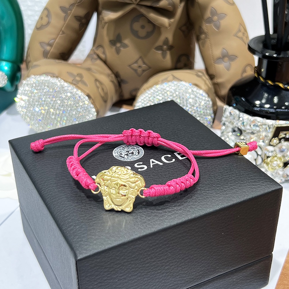 Versace Medusa Woven Bracelet - DopestKickz