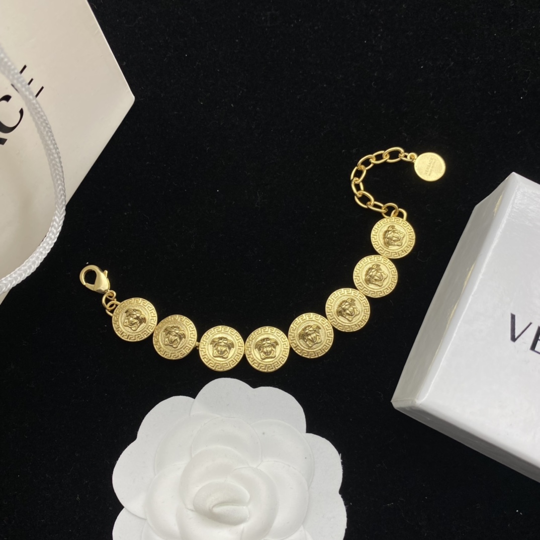 Versace Medusa Logo Bracelet - DopestKickz