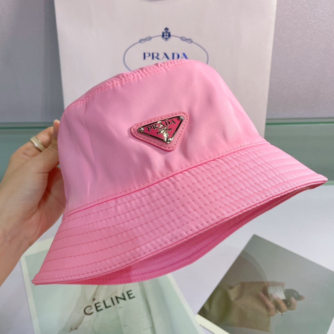 Prada Canvas Bucket Hat - DopestKickz