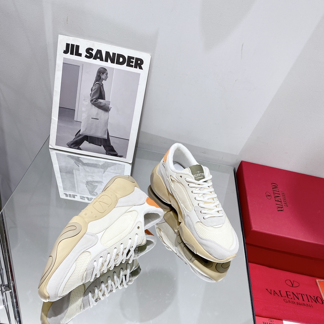 Valenti  Mesh Fabric And Suede Sneakers - DopestKickz