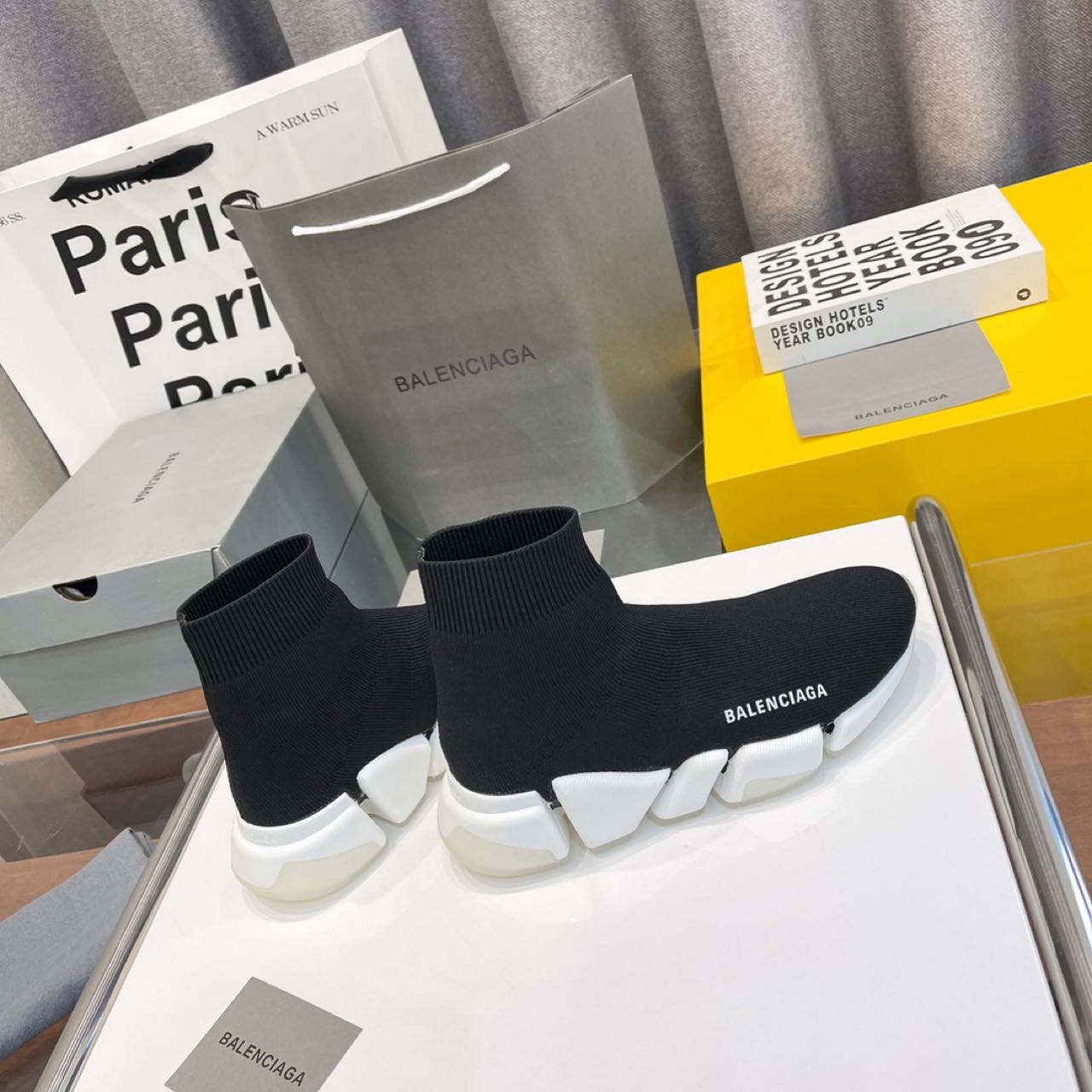 Balenciaga Speed Trainer Sock Sneaker Black - DopestKickz