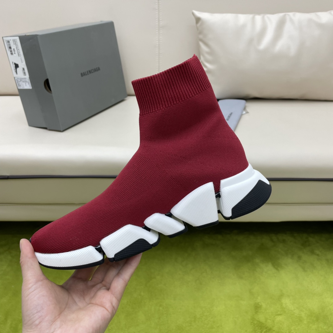 Balenciaga  Speed 2.0 Recycled Knit Sneaker  - DopestKickz
