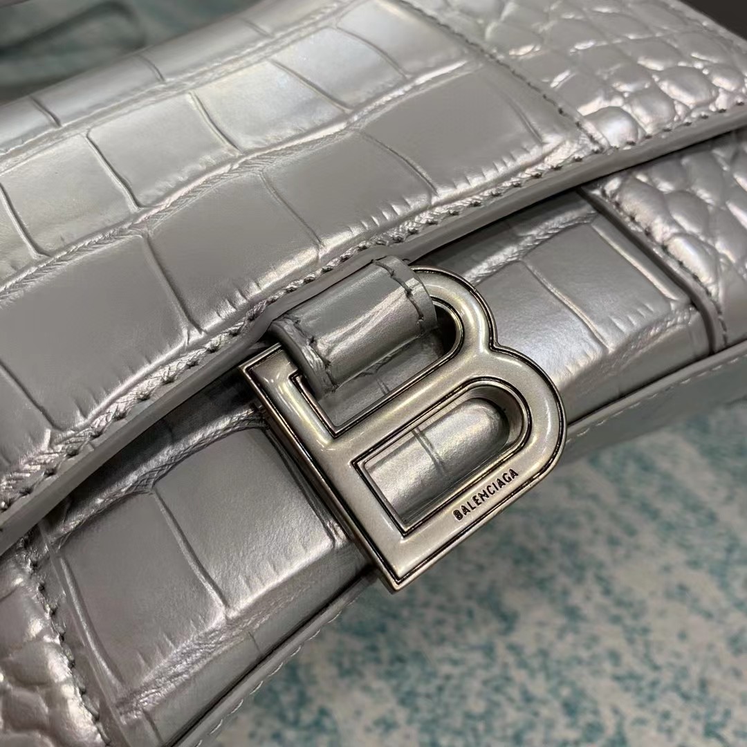 Balenciaga Hourglass Top Handle Bag (19-21-8CM) - DopestKickz