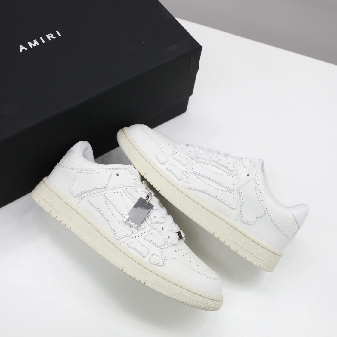 Amiri Skel-Top Low Sneaker White - DopestKickz