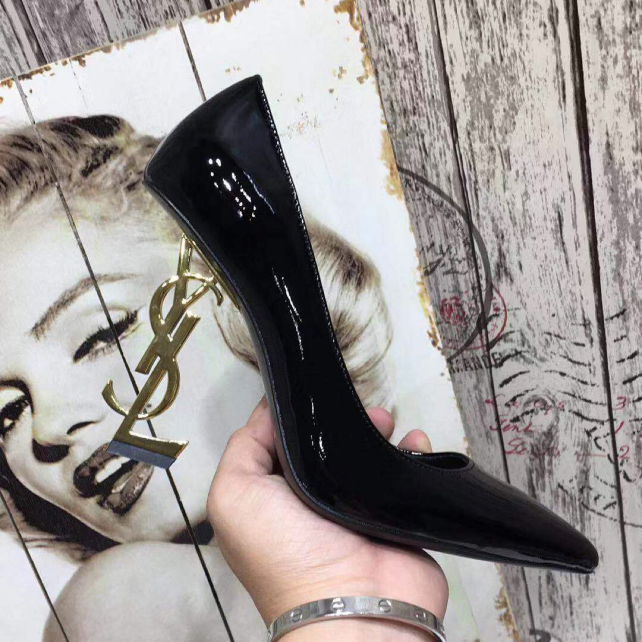 Saint Laurent Black Heels - DopestKickz