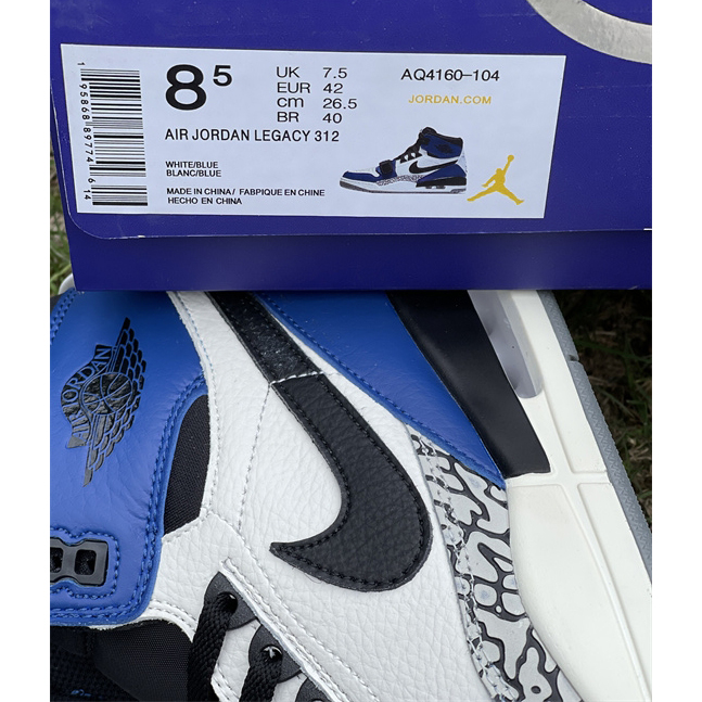 Air Jordan Legacy 312 'Storm Blue' Sneaker  AQ4160-104 - DopestKickz