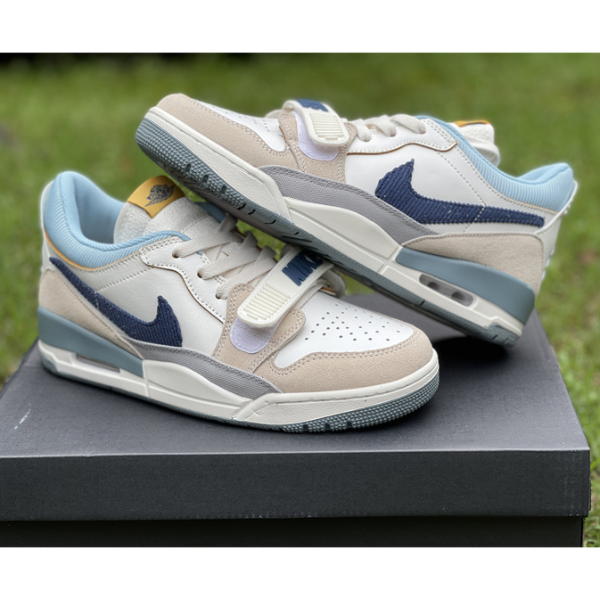 Just Don x Jordan Legacy 312 Low"Summit White/Blue" Sneaker  DQ5347-141 - DopestKickz