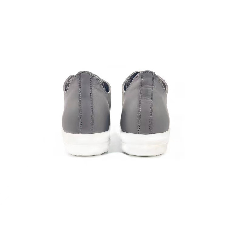 Rick Owens Taupe Calfskin Low Sneakers - DopestKickz