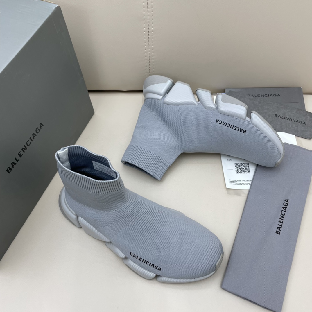 Balenciaga  Speed 2.0 Recycled Knit Sneaker  - DopestKickz