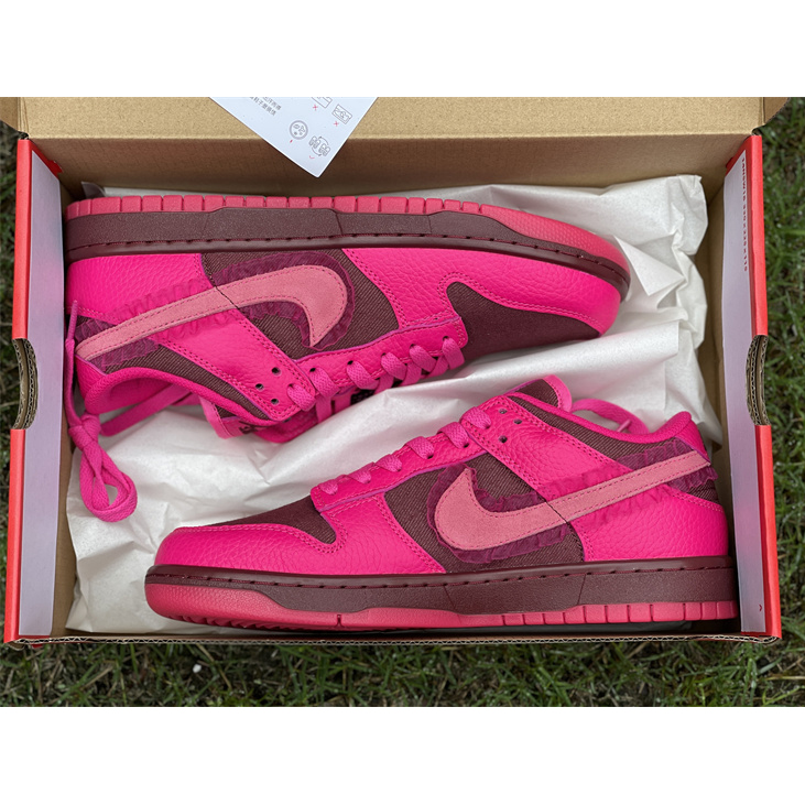 Nike Dunk Low 'Valentine's Day' Sneaker DQ9324-600 - DopestKickz