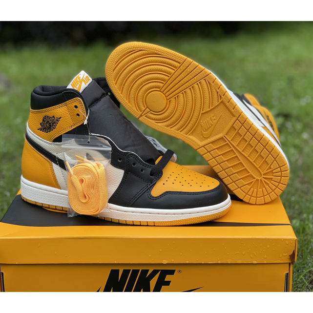 Air Jordan 1 High OG 'Yellow Toe' Sneaker  555088-711 - DopestKickz