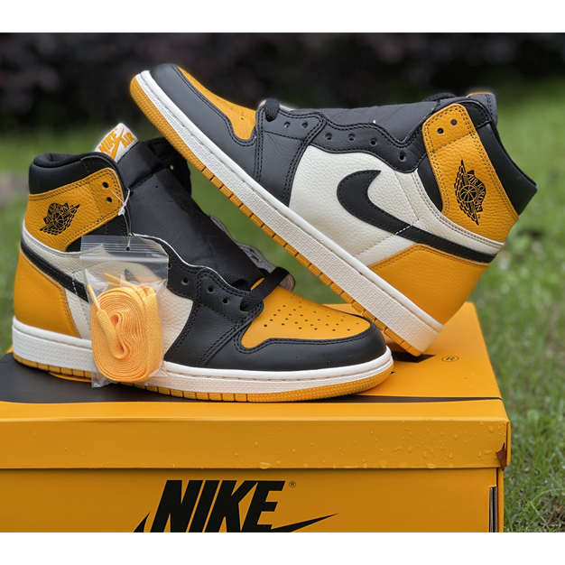 Air Jordan 1 High OG 'Yellow Toe' Sneaker  555088-711 - DopestKickz