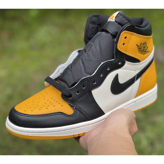 Air Jordan 1 High OG 'Yellow Toe' Sneaker  555088-711 - DopestKickz