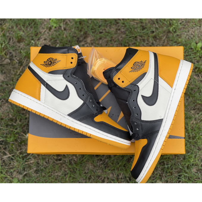 Air Jordan 1 High OG 'Yellow Toe' Sneaker  555088-711 - DopestKickz