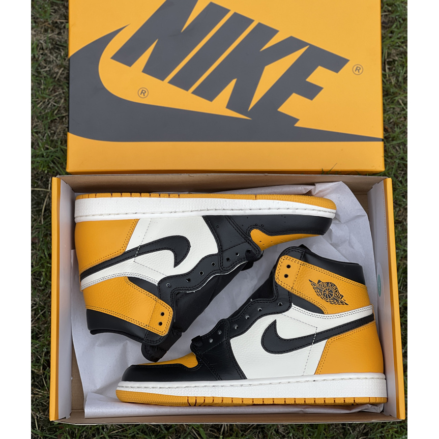 Air Jordan 1 High OG 'Yellow Toe' Sneaker  555088-711 - DopestKickz