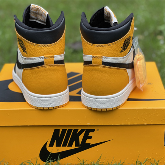 Air Jordan 1 High OG 'Yellow Toe' Sneaker  555088-711 - DopestKickz
