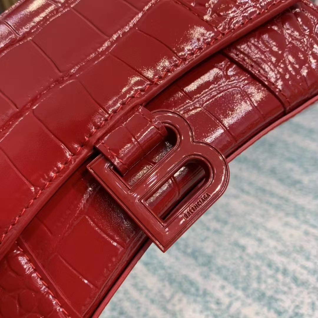 Balenciaga Hourglass Top Handle Bag (19-21-8CM) - DopestKickz