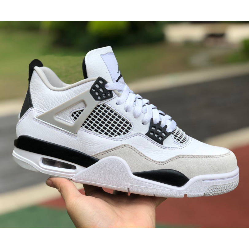 Air Jordan 4 AJ4 'Military Black' Sneakers DH6927-111 - DopestKickz