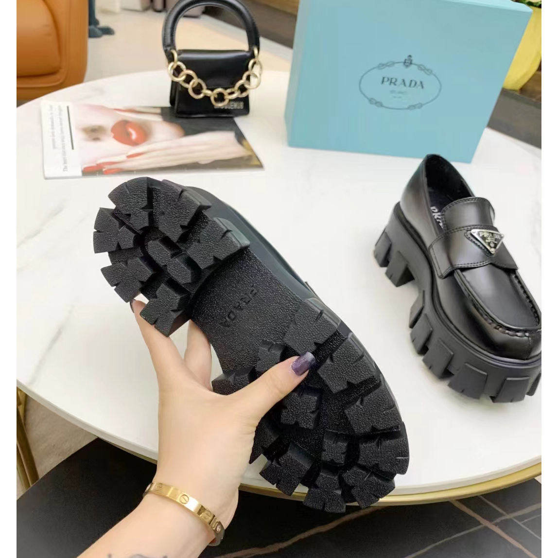 Prada Logo Shoes - DopestKickz