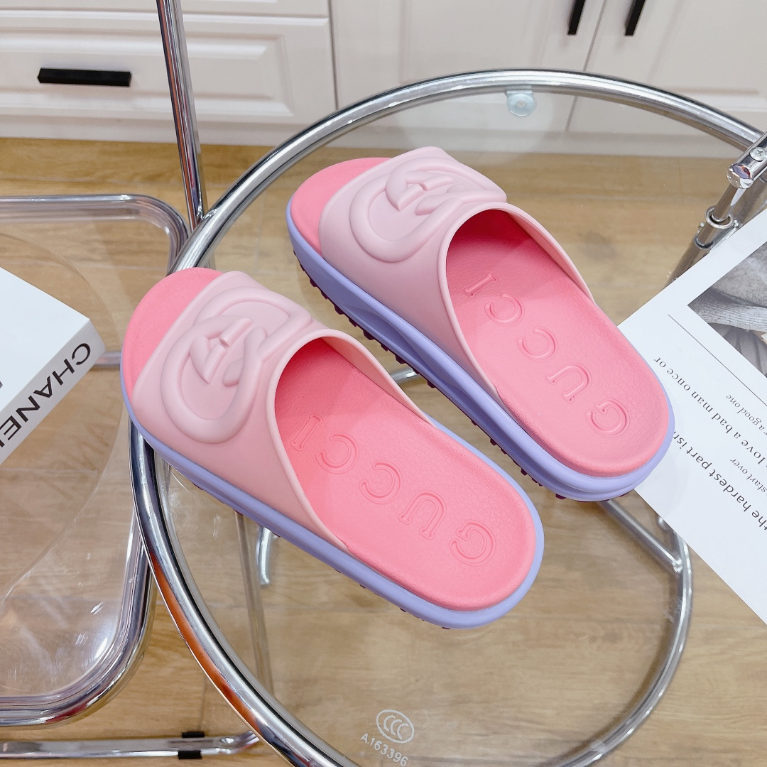 Gucci GG Thick soled slippers - DopestKickz