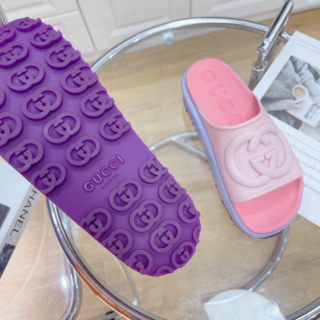 Gucci GG Thick soled slippers - DopestKickz