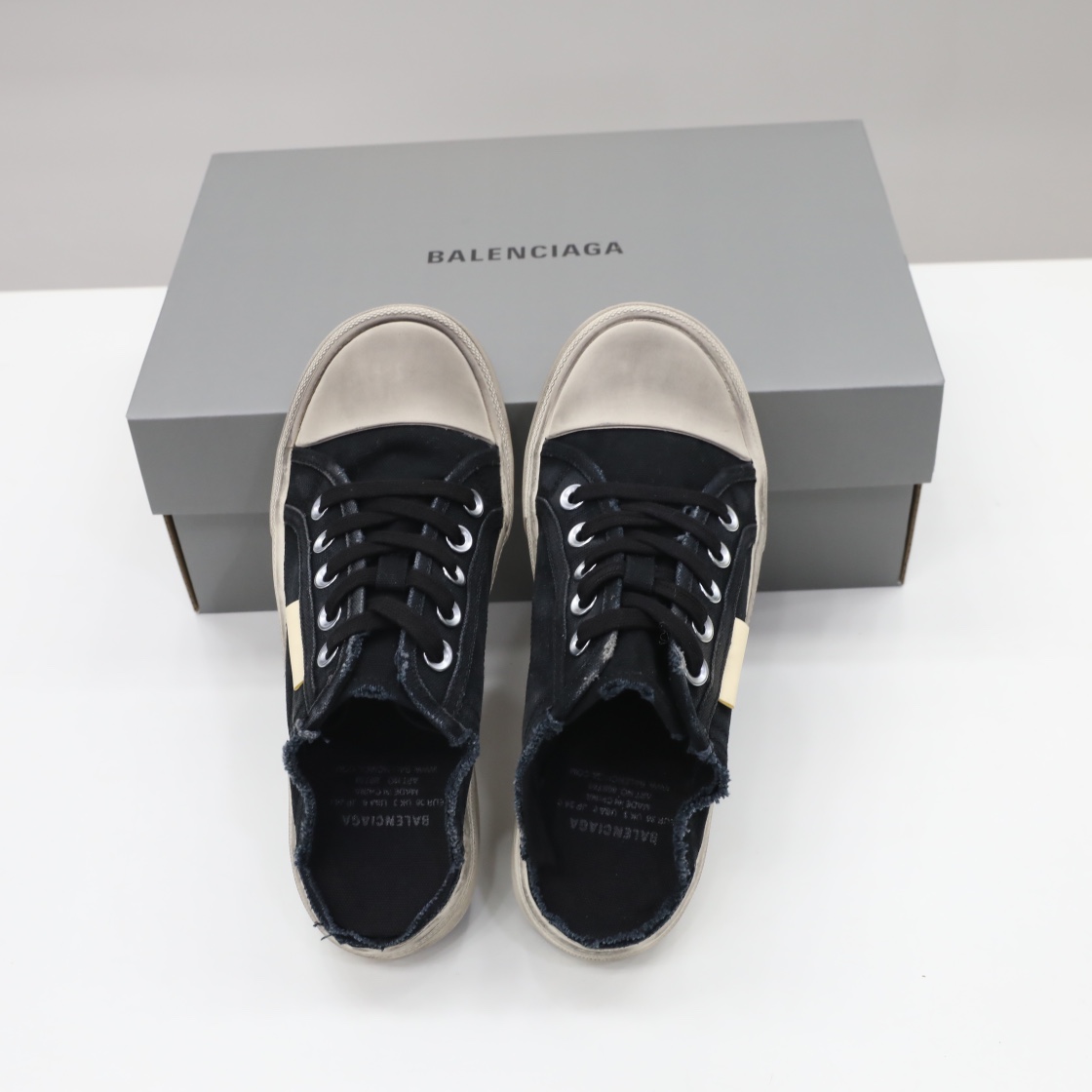 Balenciaga Men's Paris Sneaker Mule In Black - DopestKickz