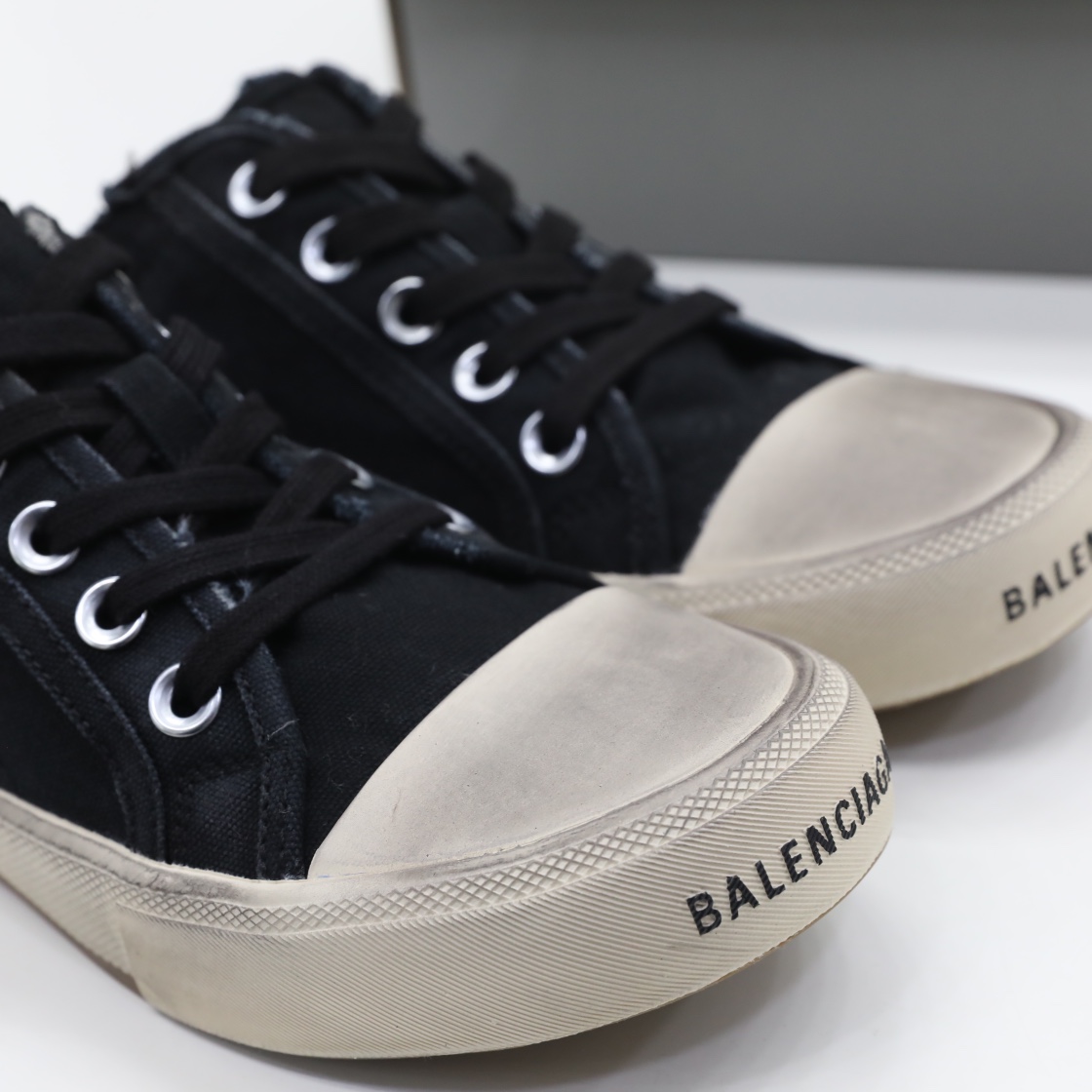 Balenciaga Men's Paris Sneaker Mule In Black - DopestKickz