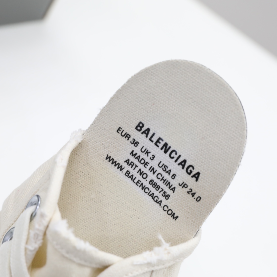 Balenciaga Men's  Paris High Top Sneaker In White - DopestKickz