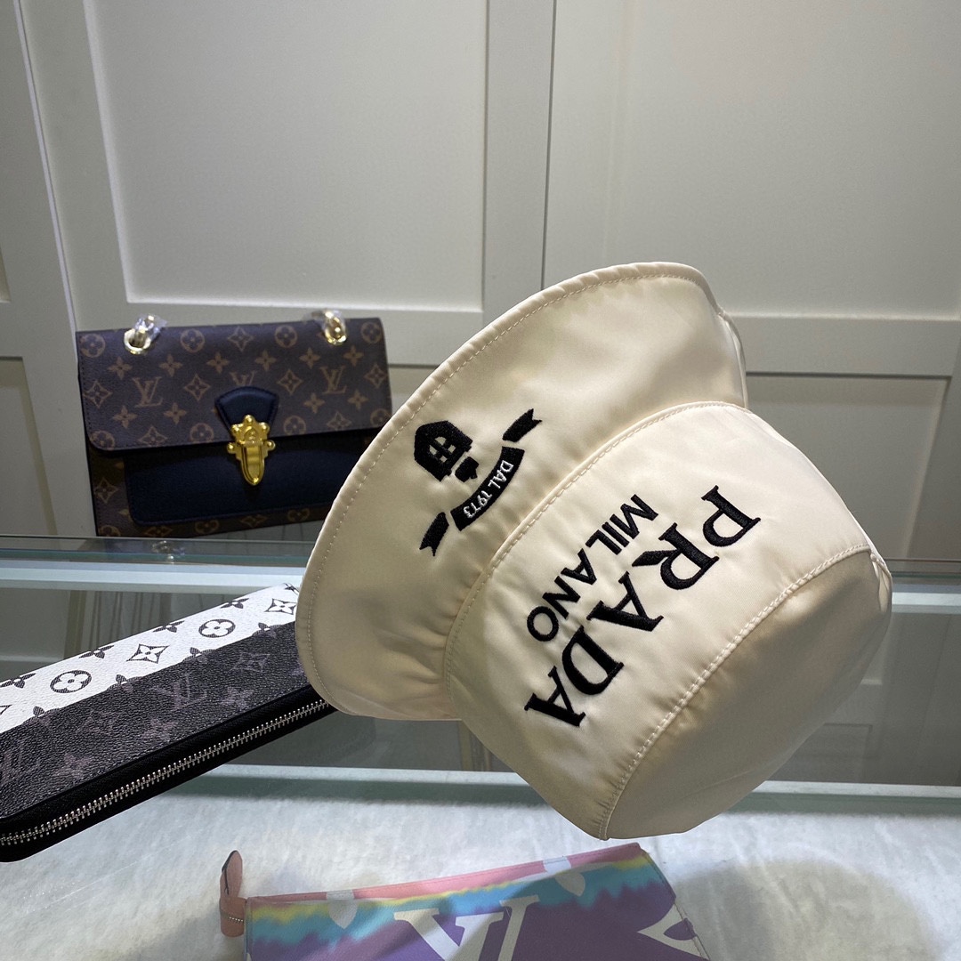 Prada Canvas Bucket Hat - DopestKickz