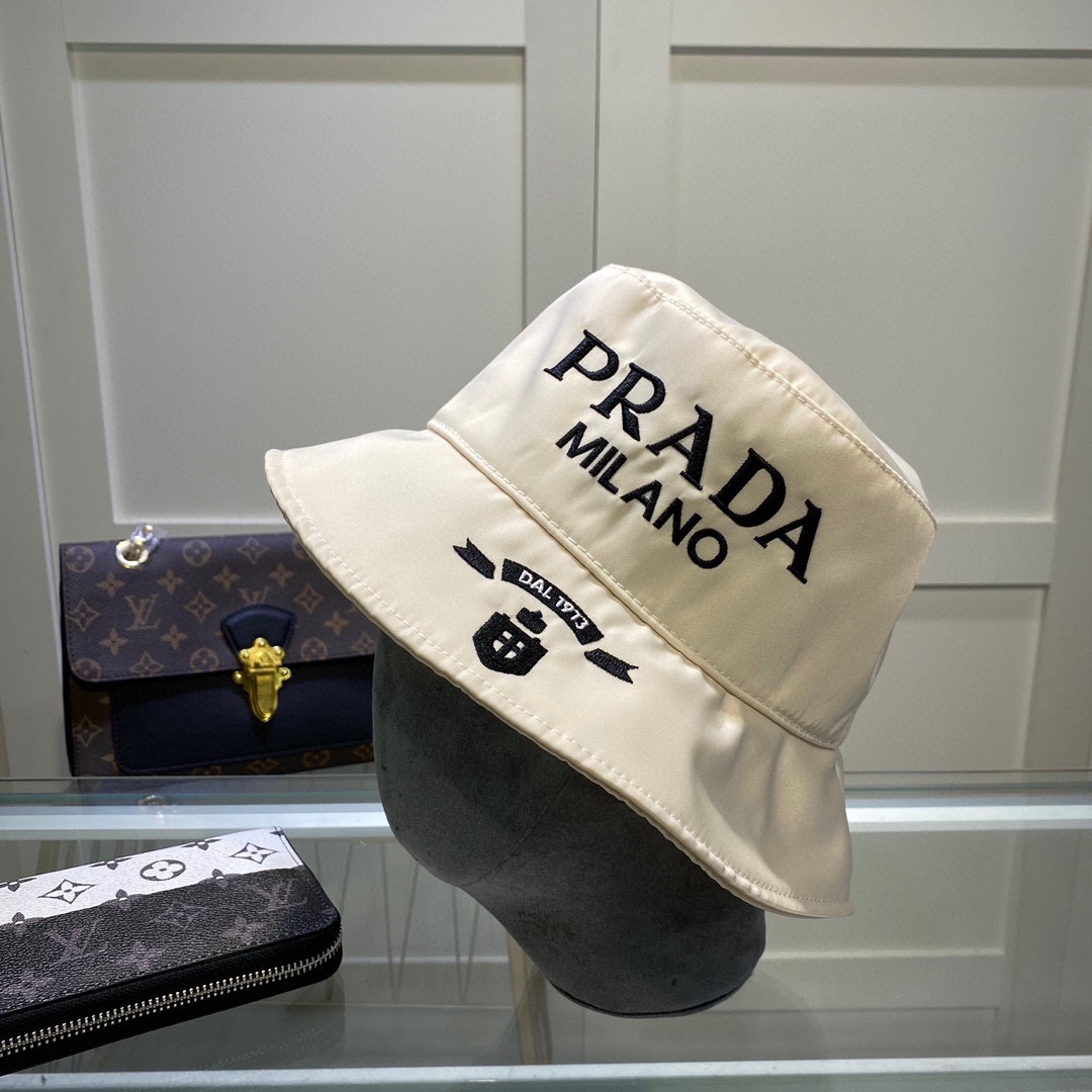 Prada Canvas Bucket Hat - DopestKickz